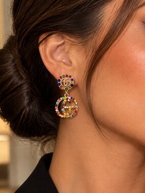GG multicolored earrings